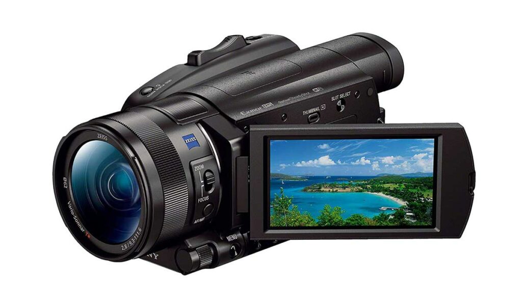 Andoer 4K Ultra HD Handheld DV Cámara de video digital profesional CMOS  Videocámara con lente gran a Andoer Camara de video