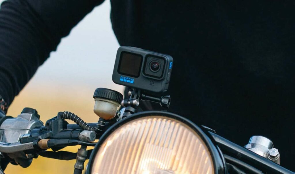 Cámara para casco de motocicleta de 1080p delantera y trasera de bicicleta,  cámara deportiva, cámara de video pequeña, mini cámara de acción, cámara
