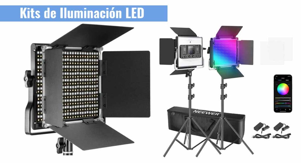 Mejores Luces LED Vídeo y Fotografía - Camaras.video
